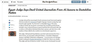 重判！埃及法官說記者與惡魔結盟顛覆國家