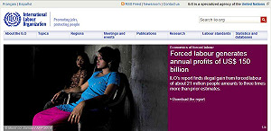 國際勞工組織：強迫勞動1500億美元