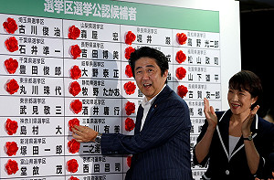 終結扭曲國會  日參院選舉自民黨大勝