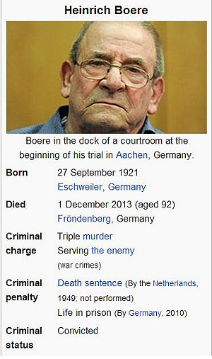 奉命行事不能免責 納粹戰犯關到老死又一人