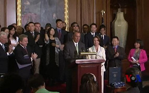 美眾議院兩黨領袖  共同紀念六四