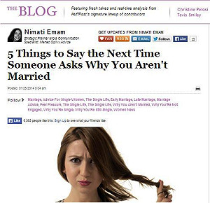 為什麼不結婚？妳可以這樣回答的5個答案