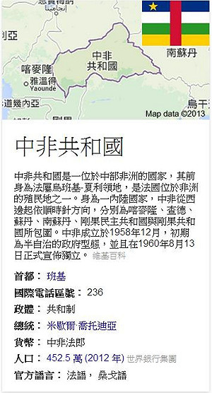 中非治安惡化  首都班基21萬人逃難