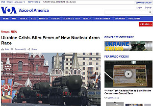 烏克蘭危機引起俄美競相發動核武軍演