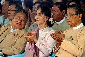 民主鬥士形象受考驗？ 翁山蘇姬首度訪中