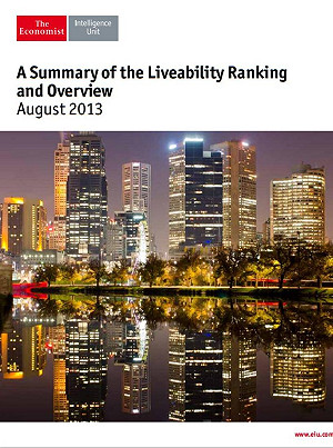 最宜人居十大進步最多城市  台北排第7