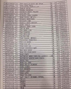 馬航失聯航班  機上有1名台灣女客