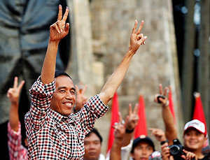 印尼總統大選  佐科威發表勝利宣言