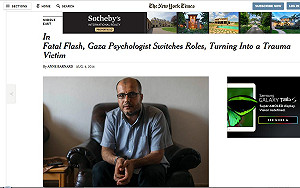 戰火下的傷痛  加薩心理醫師成為創傷受害者