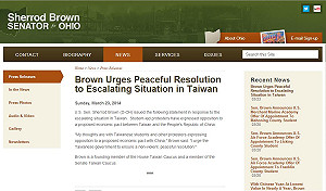 美參議員：我心與台生同在  政府應非暴力