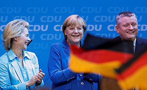 德國大選執政黨大勝  梅克爾宣告勝利