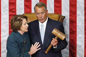 美國會開議  眾院議長貝納驚險連任