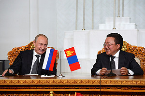 普亭訪蒙  讚75年前諾門罕戰役共同合作