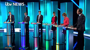 英大選選情膠著 7黨領袖電視交鋒