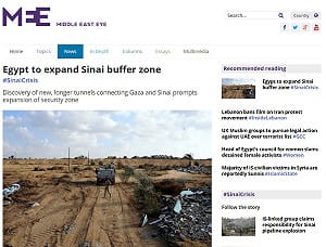 防恐！埃及擬拆屋毀隧 倍增西奈緩衝區