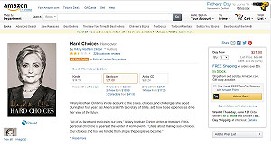 希拉蕊回憶錄 台美同步上市