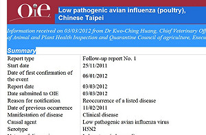 誤導OIE？ 彰化蛋雞場竟還以「低病原」通報