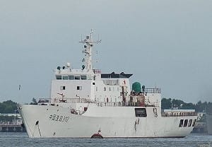 中國最先進漁政船  在釣魚台海域與日對峙
