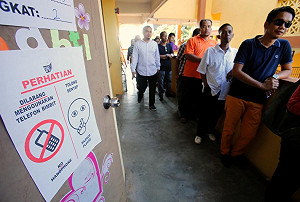 大馬選舉  華人選票動向舉足輕重