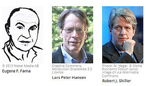 諾貝爾經濟學獎  3名美國學者奪下