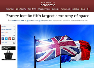 英國擠下法國  晉升全球第5大經濟體