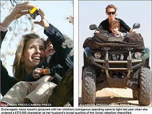 敘利亞烽火熾烈 第一夫人照樣網路血拼