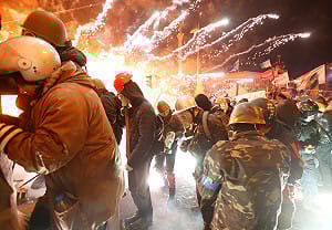 烏克蘭血腥的一天  首都14人死亡