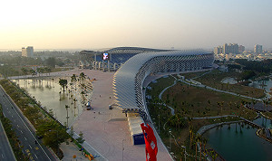 陳菊向吳揆喊話  盼共管世運主場館