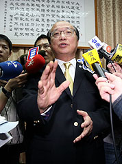 抗議江陳會   民進黨蓄勢   胡志強籲平常心