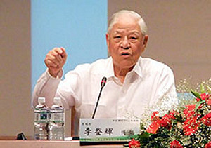 堅決反對ECFA 李登輝擬號召百萬人公投