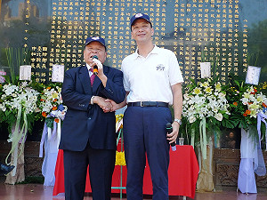 823戰役紀念  朱：若當選就編專案補助