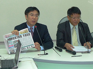 中國增加對台武力部署  綠批兩手策略