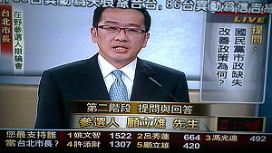 顧立雄批柯文哲  不是讓人感動的選擇