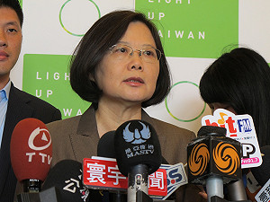 拒收大財團金援  小英：不會點名特定企業