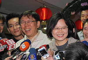 立委補選  蔡英文：不排除柯P模式