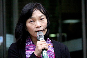 楊翠籲學生：緊勾雙手 聯結成一道意志城牆