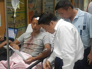 張志軍人沒到  天后宮仍爆流血衝突