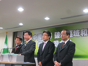 中劃防空區  綠要求國軍以實際行動捍衛主權