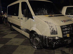 張志軍遭潑漆驚嚇?  今天上午行程全取消