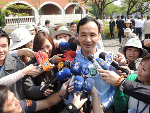 馬避答快閃 朱立倫：總統女婿很帥氣