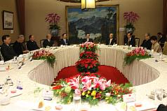 院長茶敘獨缺王金平  馬盼立院加快審服貿