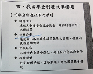 年金改革2版本 「社會公平」不見了？