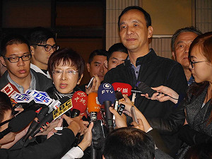 朱立倫親訪破冰 洪秀柱接下顧問團總團長