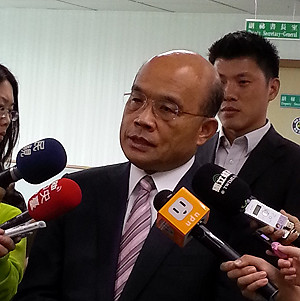 反服貿不堪一擊說  蘇貞昌：馬心態可議