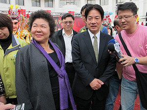 南部出頭 陳菊、賴清德互稱對方適合當黨主席
