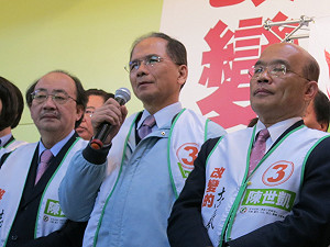 游錫堃：集中力量 重點區罷免立委