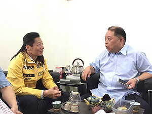 林昶佐來拜會  黃承國：黨中央決議就支持