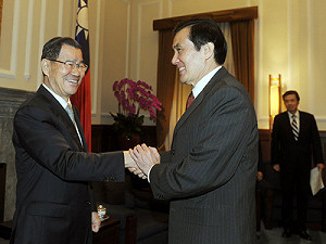 接見APEC代表團  馬：一中各表不改變