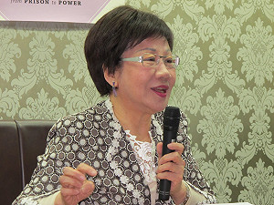 獨立參選市長到底？ 呂秀蓮拒絕回答