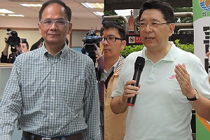 柯文哲模式  游錫堃、林志嘉民調決定